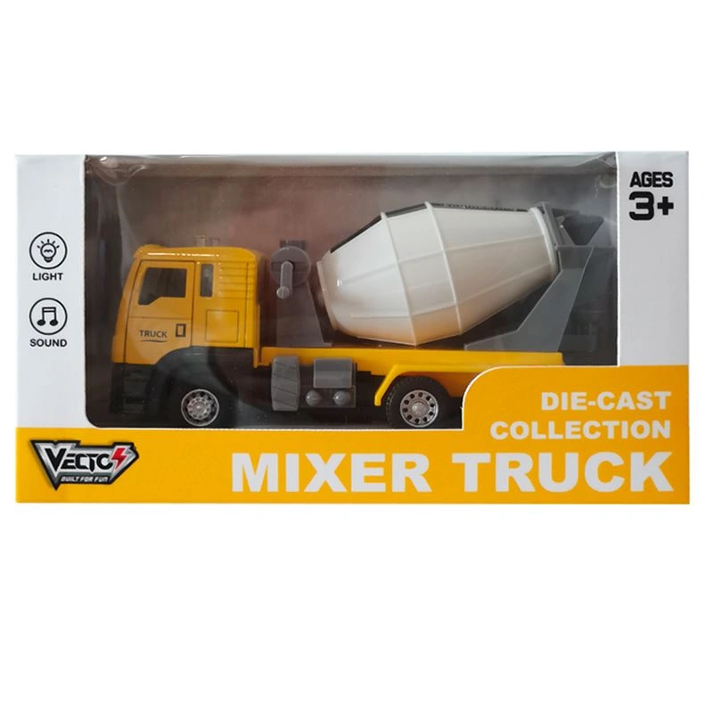 Đồ chơi xe trộn xi măng mô hình có đèn và âm thanh Vecto VT21K 2