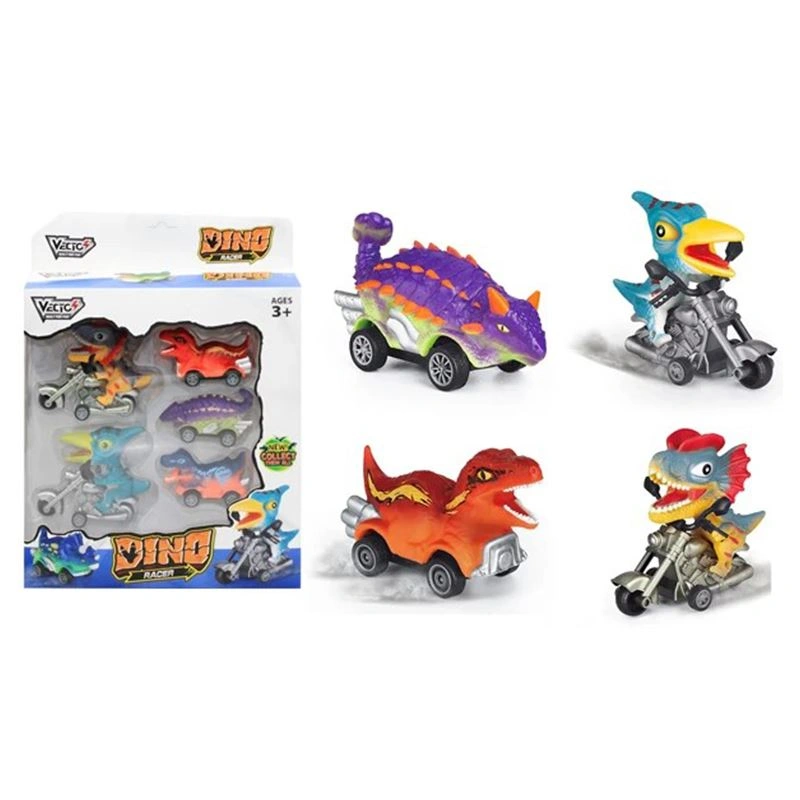 Đồ chơi xe khủng long chạy trớn Vecto VT156-1 (5 chi tiết) 2