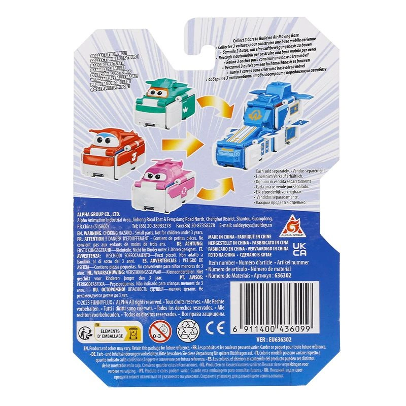 Đồ chơi xe Dizzy khéo léo biến hình tàu bay Superwings EU636302 3