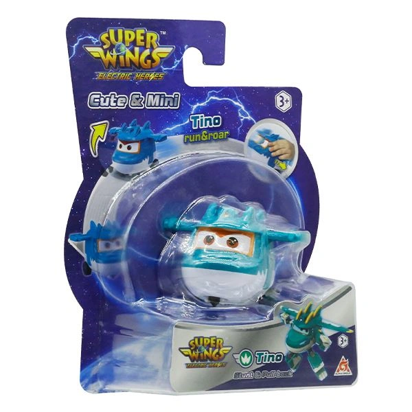 Đồ chơi xe kéo lùi khủng long huyền thoại Tino Superwings EU780130-6 1