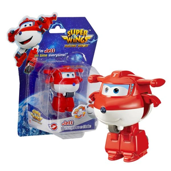 Đồ chơi robot biến hình cỡ nhỏ Jett tia chớp Superwings YW780010 1