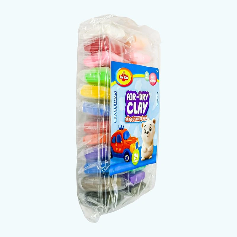 Đồ chơi đất sét nhẹ tự khô 24 màu Star Kids K-MC02 2