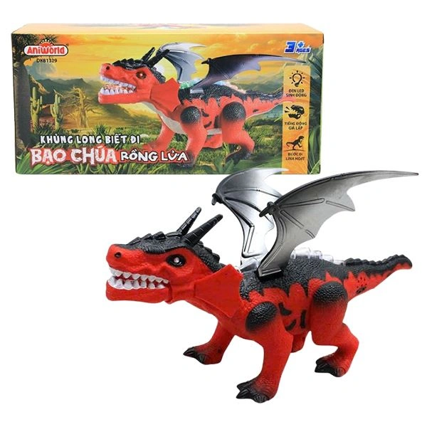 Đồ chơi mô hình khủng long biết đi bạo chúa rồng lửa Duka DK81329 1