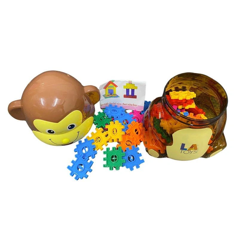 Đồ chơi xếp hình hộp động vật - ống heo tiết kiệm LATOYS LA4368-8 (144 chi tiết) 10