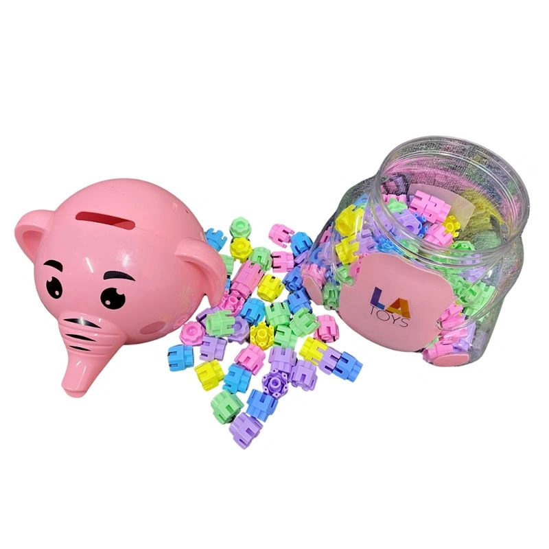Đồ chơi xếp hình hộp động vật - ống heo tiết kiệm LATOYS LA4368-8 (144 chi tiết) 4