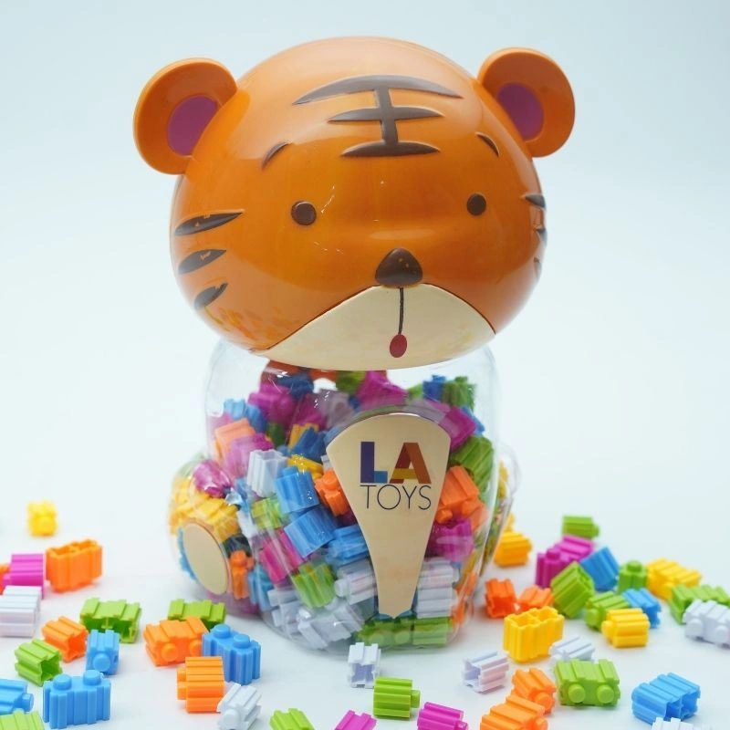 Đồ chơi xếp hình hộp động vật - ống heo tiết kiệm LATOYS LA4368-8 (144 chi tiết) 6