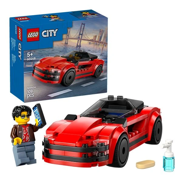 Đồ chơi lắp ráp xe thể thao Lego City 60448 (109 chi tiết) 1