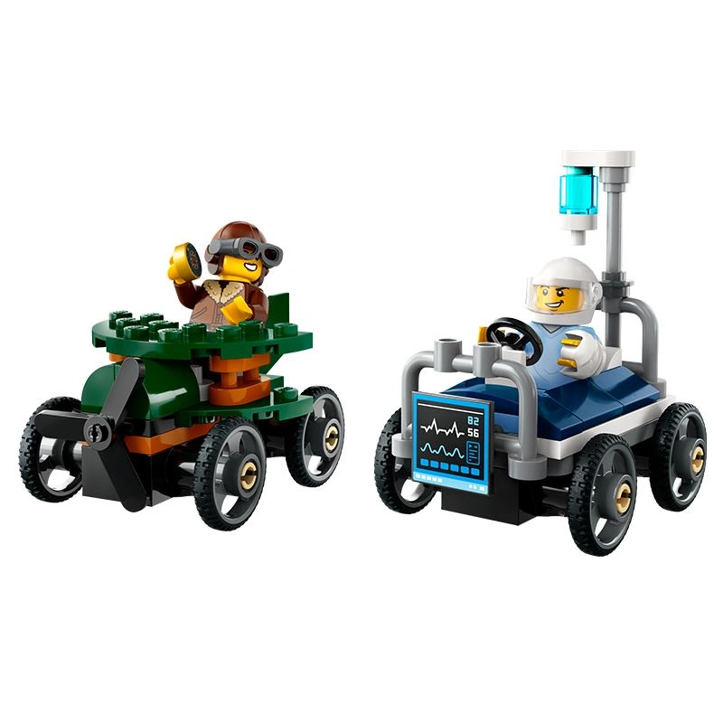 Đồ chơi lắp ráp bộ đôi máy bay và xe cấp cứu di động Lego City 60459 (70 chi tiết) 4