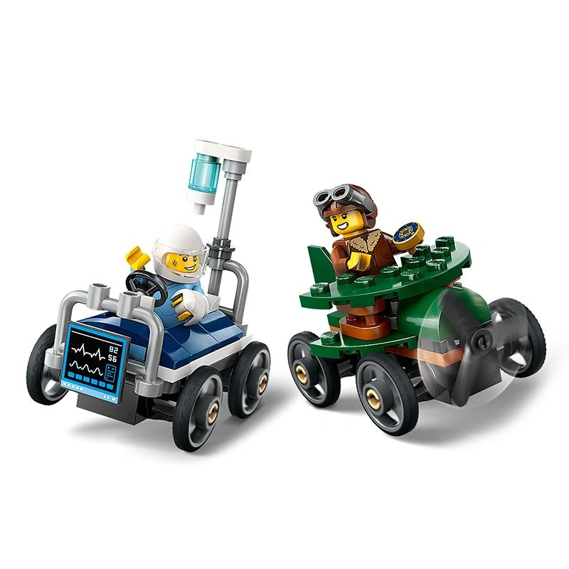 Đồ chơi lắp ráp bộ đôi máy bay và xe cấp cứu di động Lego City 60459 (70 chi tiết) 5