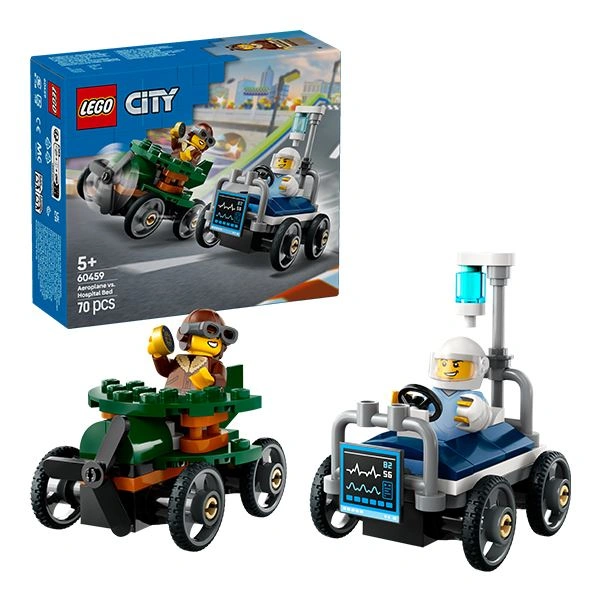 Đồ chơi lắp ráp bộ đôi máy bay và xe cấp cứu di động Lego City 60459 (70 chi tiết) 1