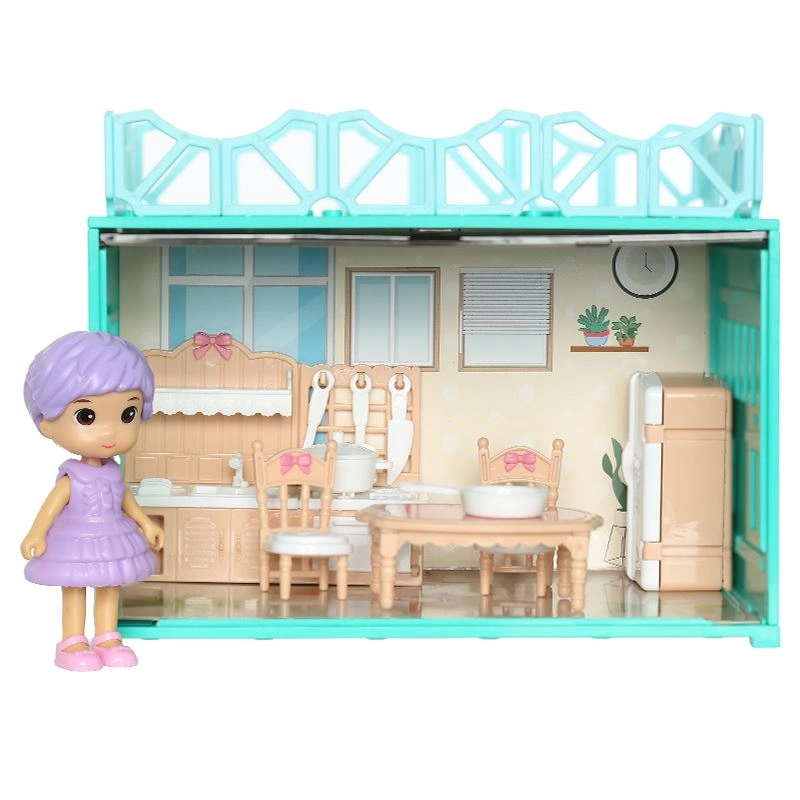 Đồ chơi ngôi nhà búp bê không gian phòng ngủ HappyTime 0588-55 34