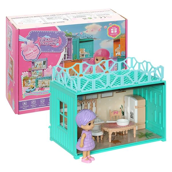 Đồ chơi ngôi nhà búp bê không gian phòng bếp HappyTime 0588-53 1