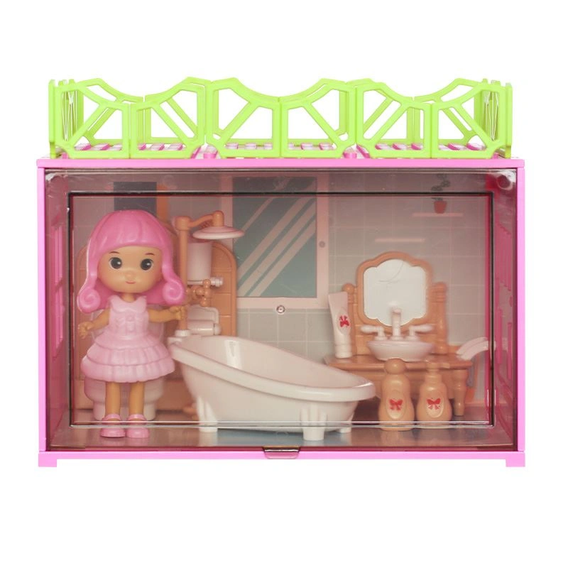 Đồ chơi ngôi nhà búp bê không gian phòng ngủ HappyTime 0588-55 51