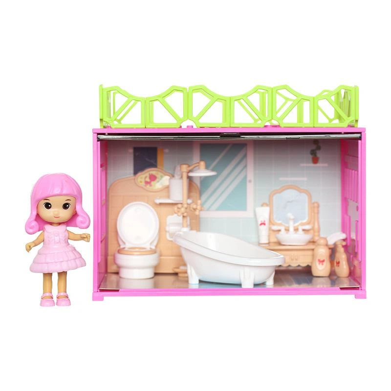 Đồ chơi ngôi nhà búp bê không gian phòng ngủ HappyTime 0588-55 47