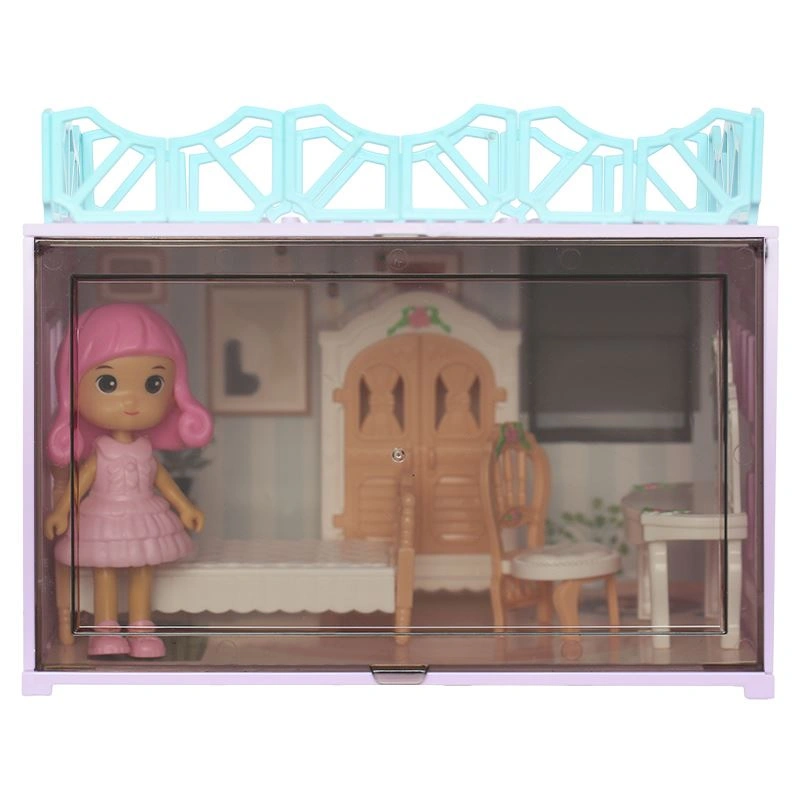 Đồ chơi ngôi nhà búp bê không gian phòng ngủ HappyTime 0588-55 12