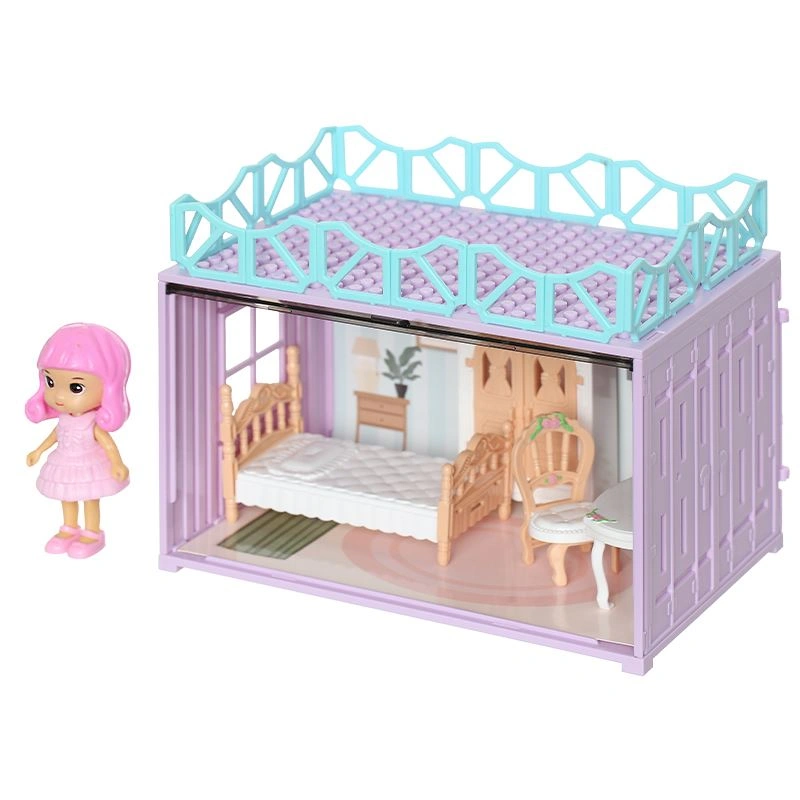 Đồ chơi ngôi nhà búp bê không gian phòng ngủ HappyTime 0588-55 7