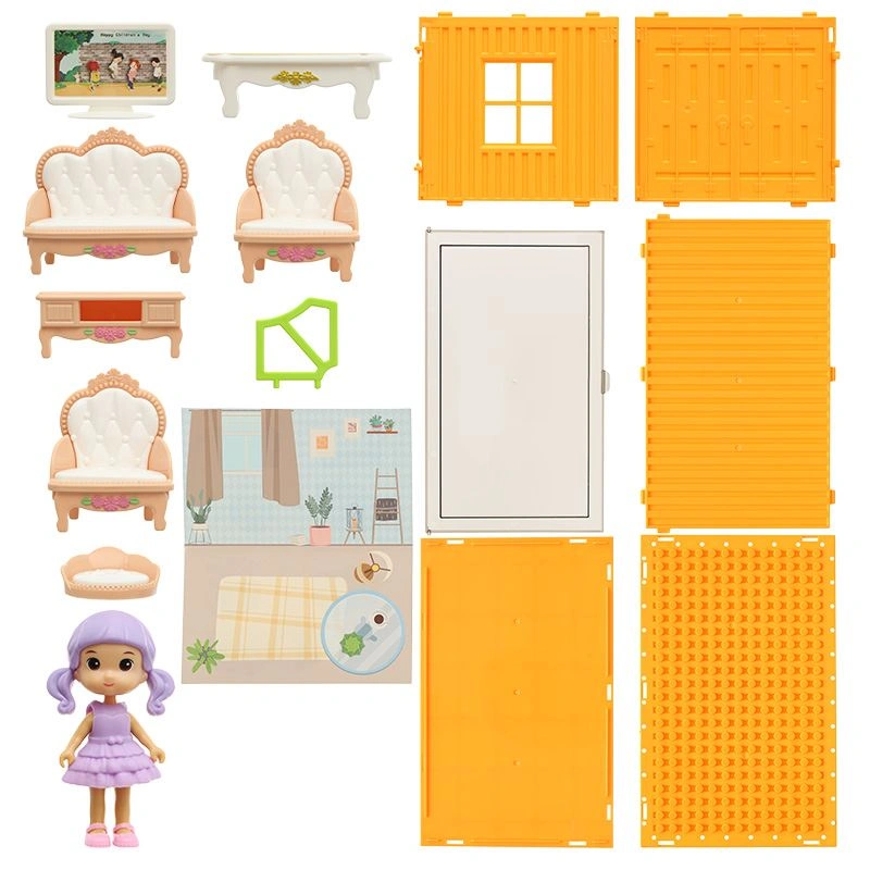 Đồ chơi ngôi nhà búp bê không gian phòng ngủ HappyTime 0588-55 26