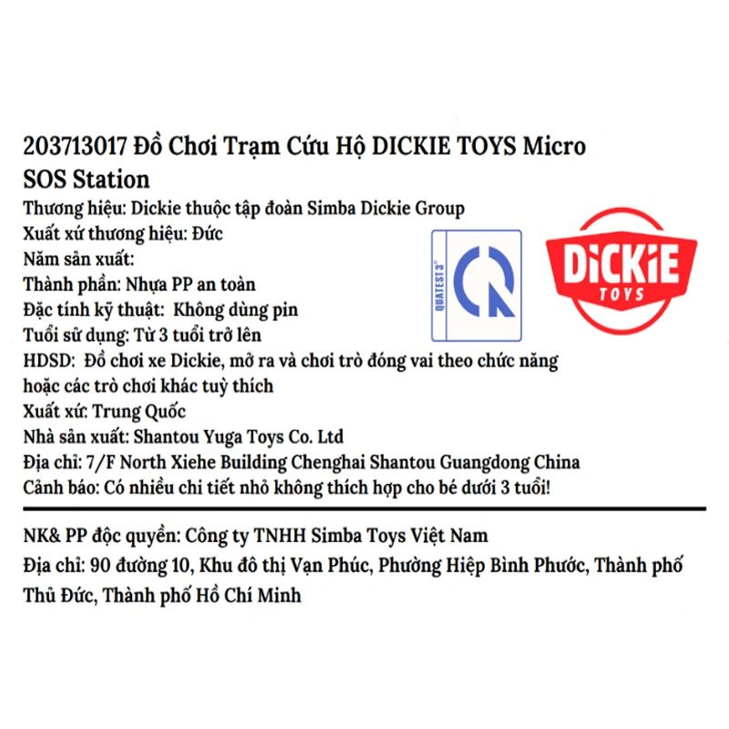 Đồ chơi trạm xe cứu hộ Dickie Toys 203713017 5