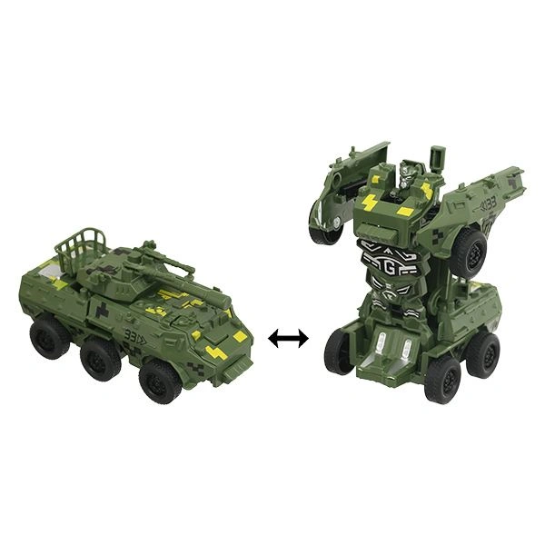 Đồ chơi xe thiết giáp biến hình robot HappyTime CY167-802 - Màu ngẫu nhiên 1