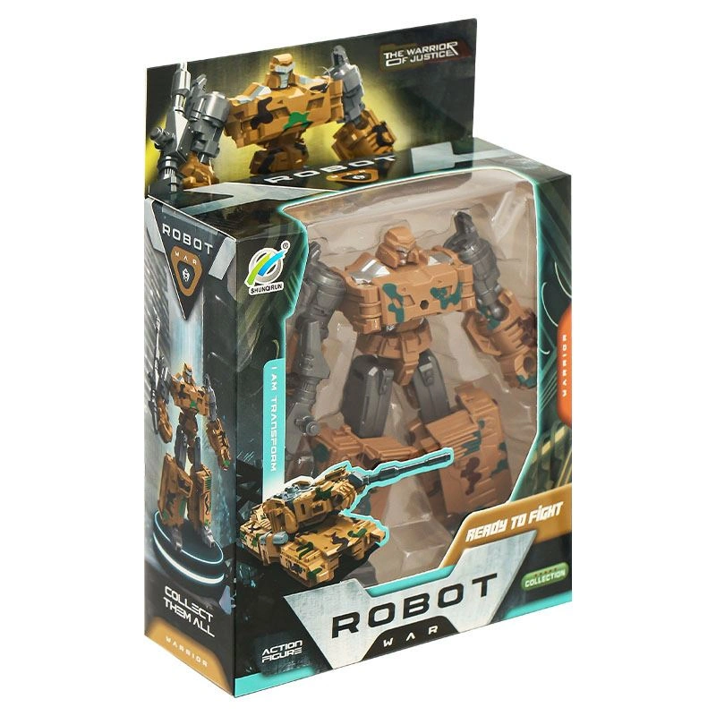 Đồ chơi chiến binh robot biến hình xe tăng HappyTime 8087 2