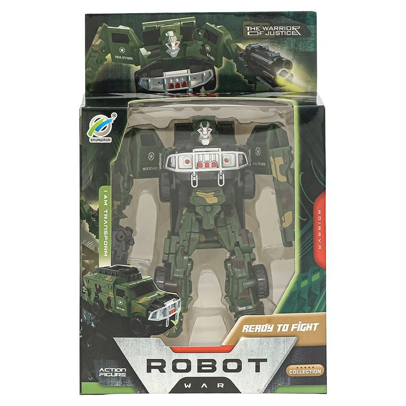 Đồ chơi chiến binh robot biến hình xe bọc thép HappyTime 6372 4