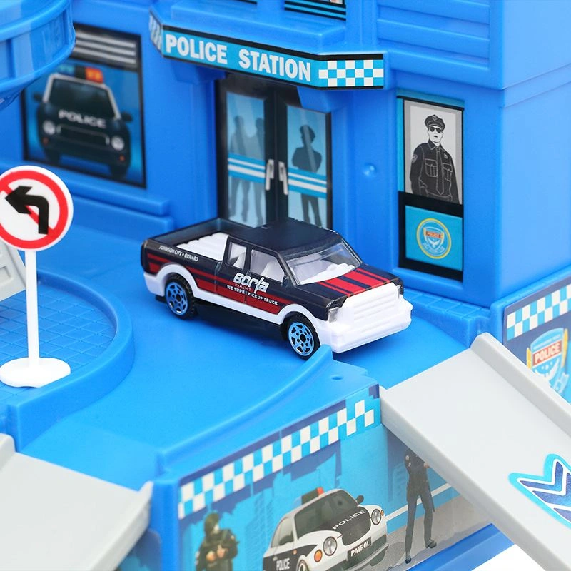 Đồ chơi trạm xe cảnh sát six-six-Zero 660-A295 (29 chi tiết) 10