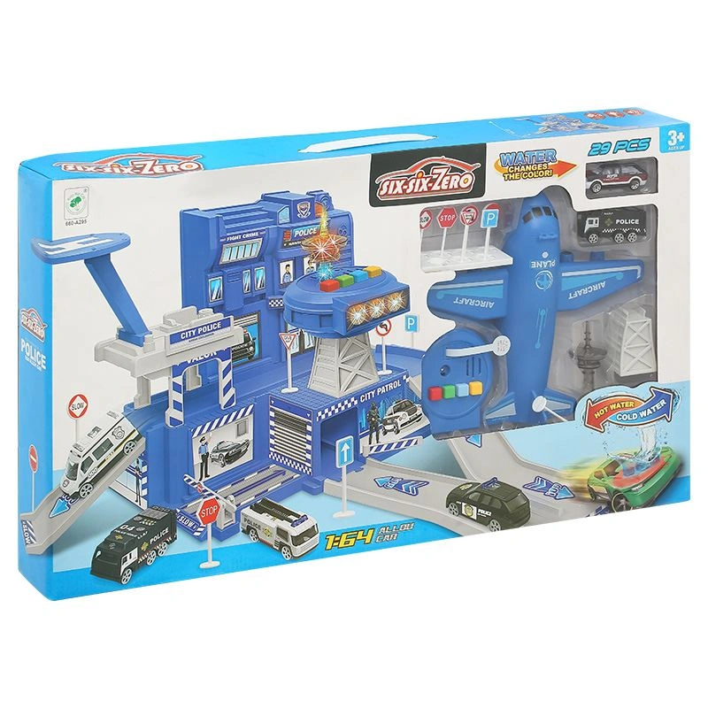 Đồ chơi trạm xe cảnh sát six-six-Zero 660-A295 (29 chi tiết) 2