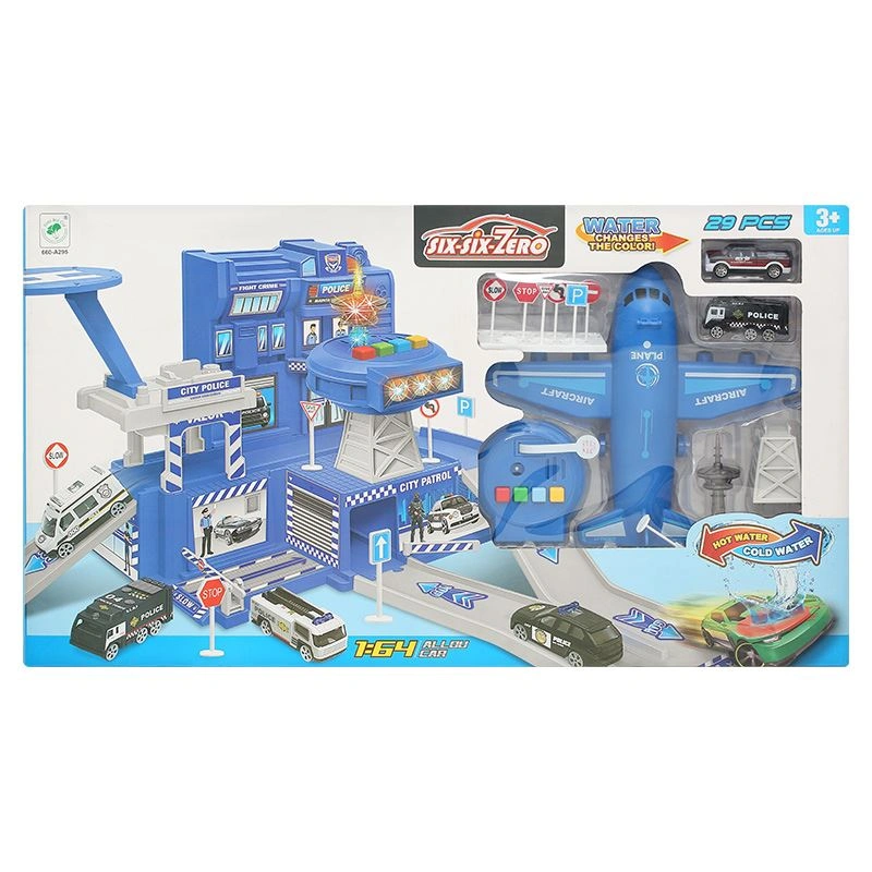 Đồ chơi trạm xe cảnh sát six-six-Zero 660-A295 (29 chi tiết) 4