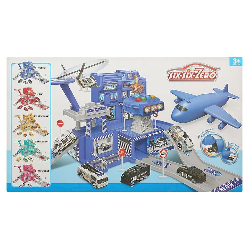 Đồ chơi trạm xe cảnh sát six-six-Zero 660-A295 (29 chi tiết) 5