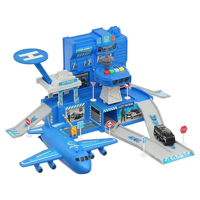 Đồ chơi trạm xe cảnh sát six-six-Zero 660-A295 (29 chi tiết) 6