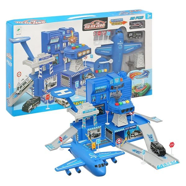 Đồ chơi trạm xe cảnh sát six-six-Zero 660-A295 (29 chi tiết) 1