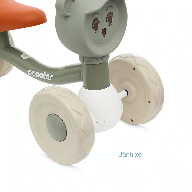 Xe chòi chân 4 bánh VBCare VBC-818CC - Màu ngẫu nhiên (từ 3 tuổi) 9