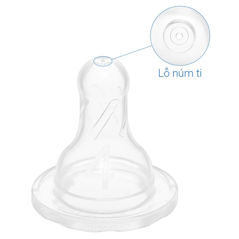Bộ 2 núm ti Dr.Brown's cổ hẹp size 4 (từ 9 tháng) - Giao ngẫu nhiên 8
