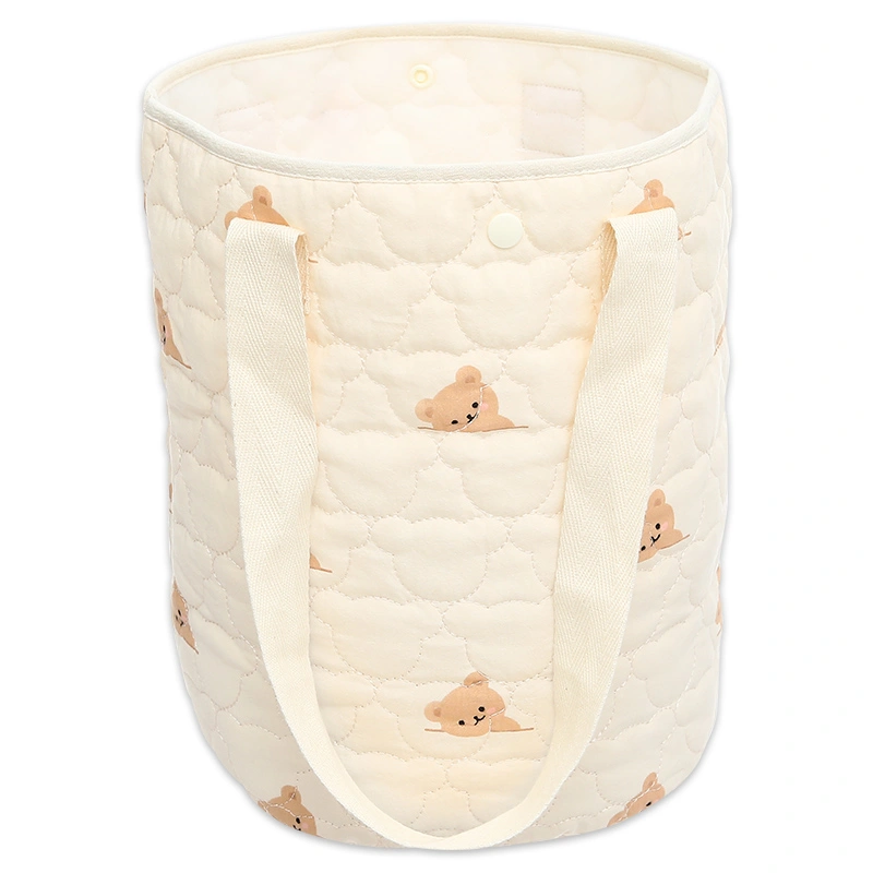 Túi bỉm sữa Bessla 1 ngăn gấu 2