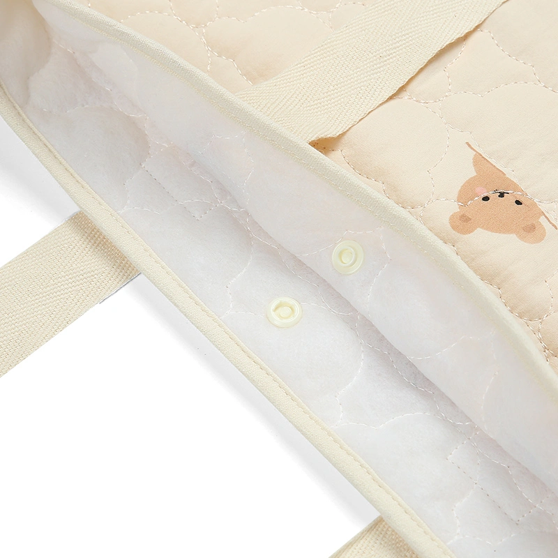 Túi bỉm sữa Bessla 1 ngăn gấu 5