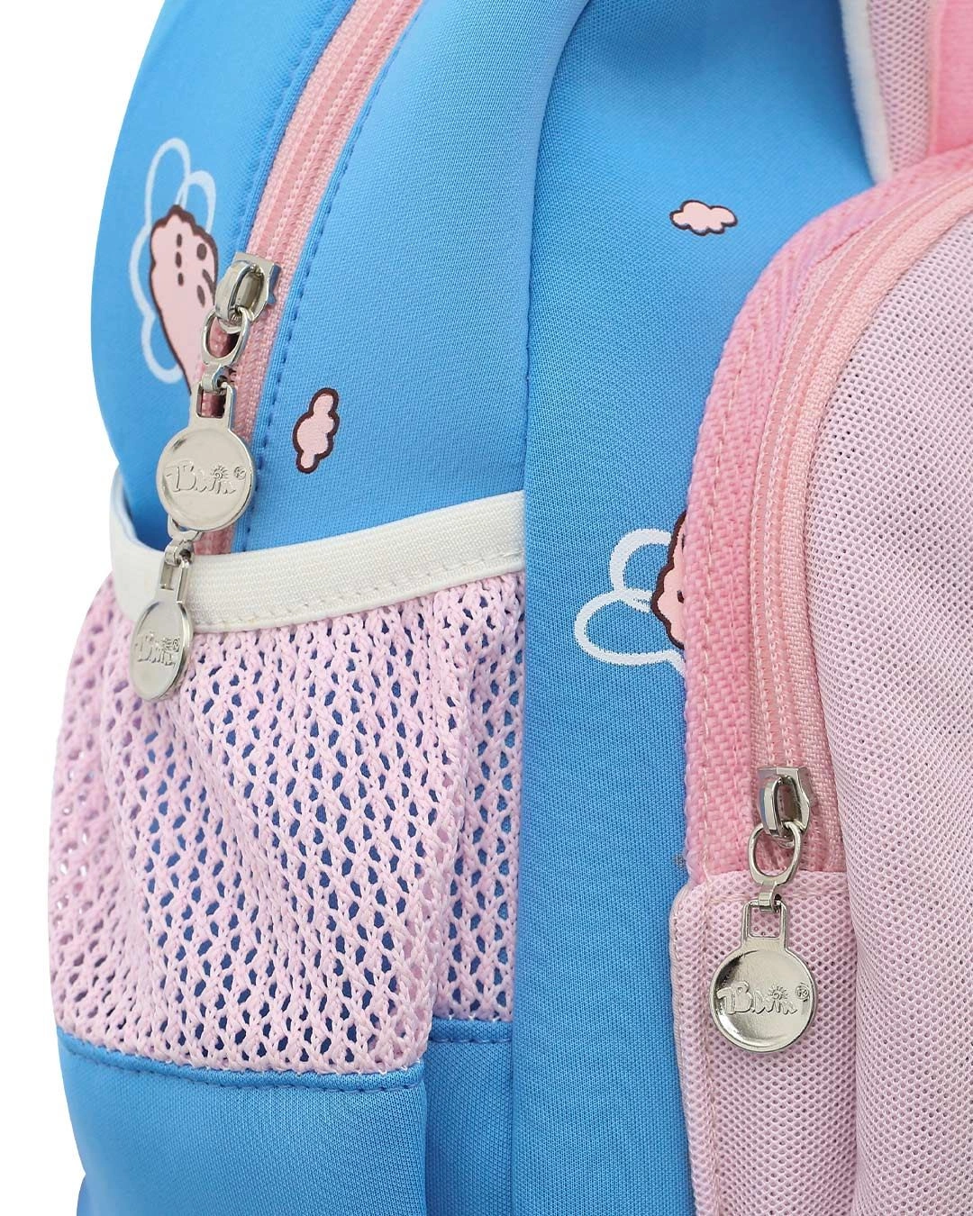 Balo cho bé mẫu giáo Tbwin PANNA8 thỏ E2440 xanh dương 4