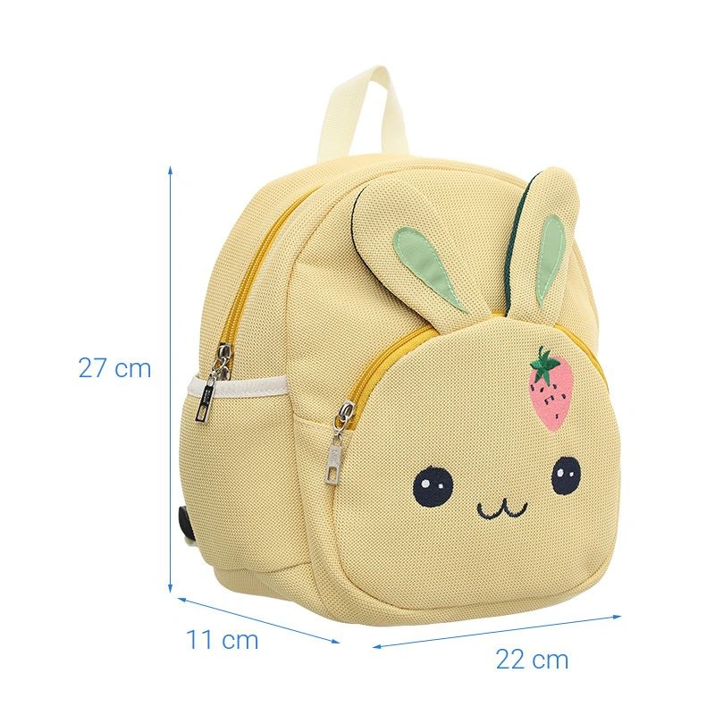 Balo cho bé mẫu giáo Ioon PANNA8 thỏ dâu E2132 vàng 10