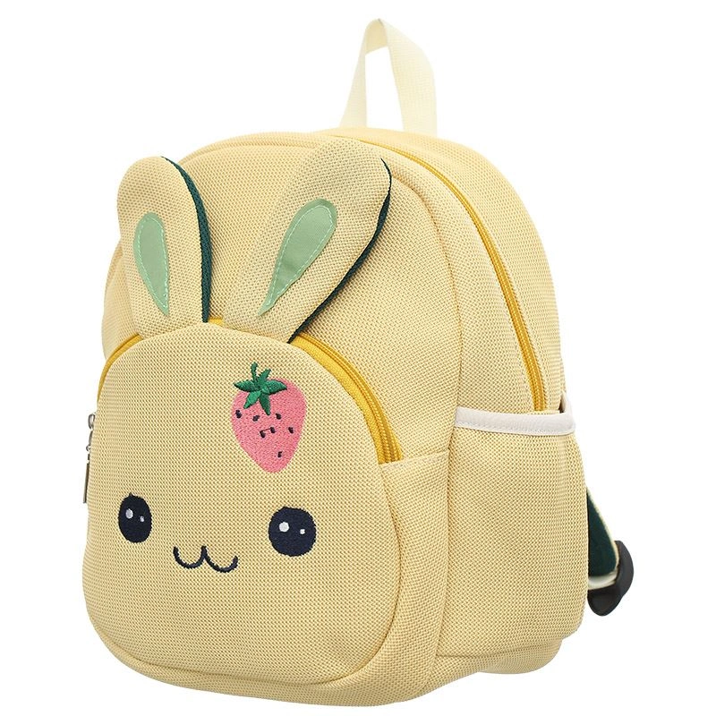 Balo cho bé mẫu giáo Ioon PANNA8 thỏ dâu E2132 vàng 2