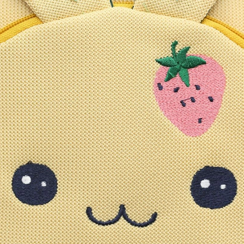 Balo cho bé mẫu giáo Ioon PANNA8 thỏ dâu E2132 vàng 7