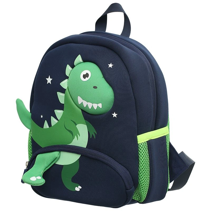 Balo cho bé mẫu giáo 3L khủng long 5811A xanh dương đậm 2