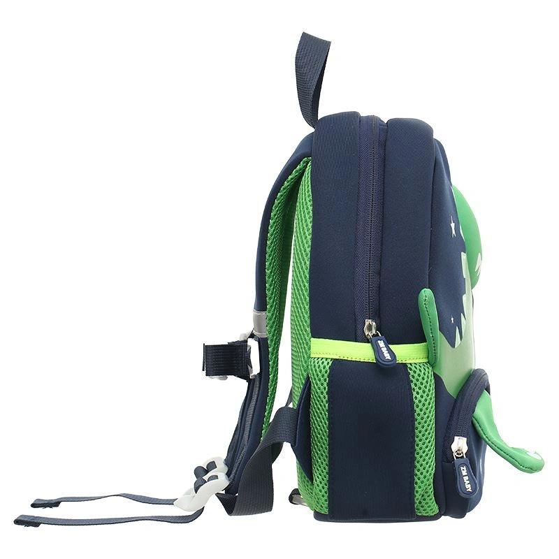 Balo cho bé mẫu giáo 3L khủng long 5811A xanh dương đậm 4