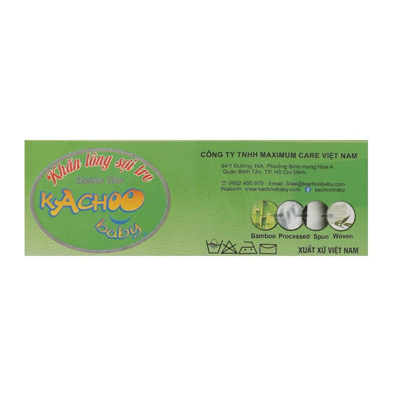 Set 5 cái khăn sữa 4 lớp + khăn mặt KACHOOBABY - Màu ngẫu nhiên 17