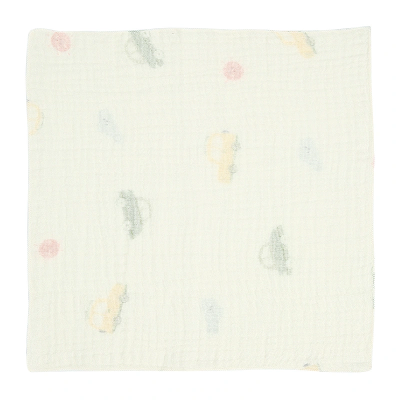 Set 5 cái khăn sữa muslin Bessla 2 lớp 20x20 cm - Rồng xanh 10