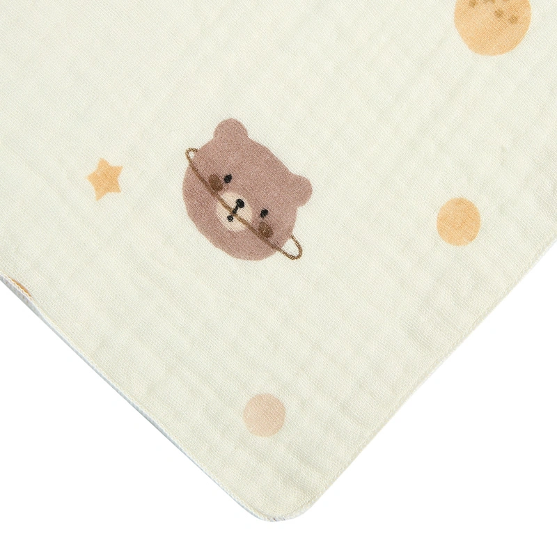 Set 5 cái khăn sữa muslin Bessla 2 lớp 20x20 cm - Rồng xanh 18