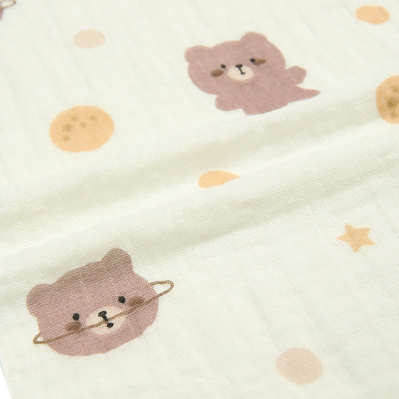 Set 5 cái khăn sữa muslin Bessla 2 lớp 20x20 cm - Rồng xanh 19