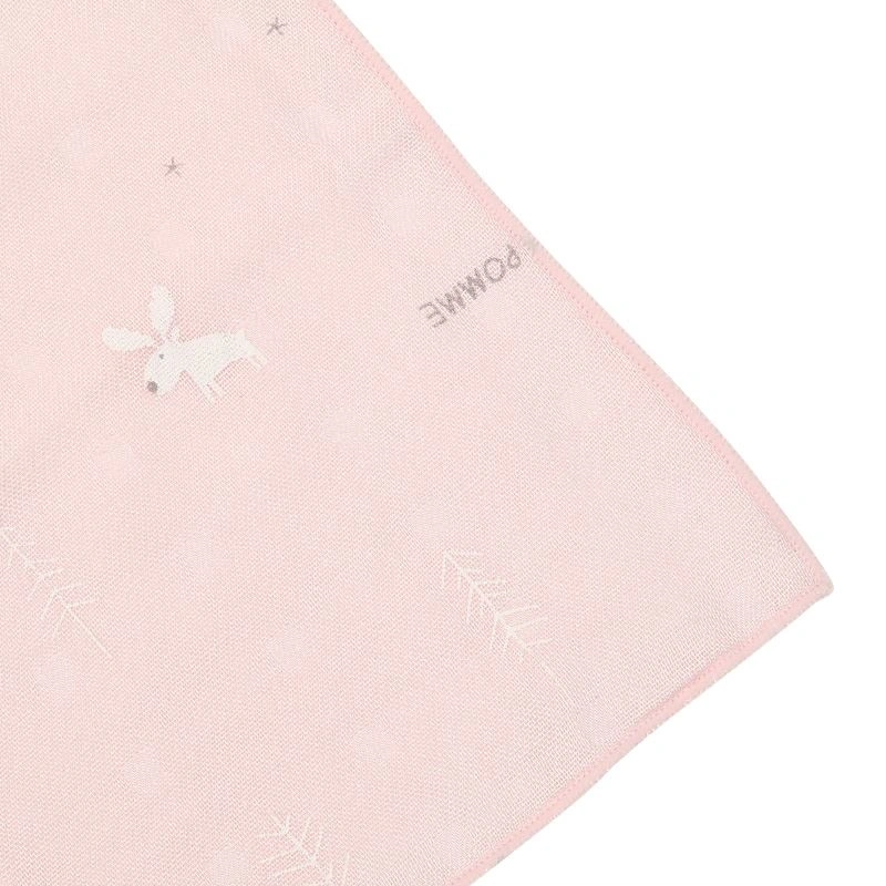 Set 5 cái khăn sữa sợi tre La Pomme 3 lớp 30x30 cm - Hươu hồng 4