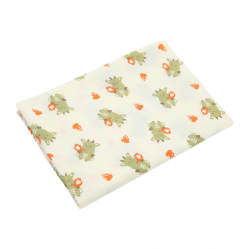 Khăn tắm muslin Bessla 2 lớp 90x100 cm - Gấu vũ trụ 25