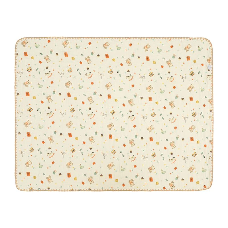 Khăn tắm cotton TOP KIDS 4 lớp 80x100 cm - Màu ngẫu nhiên 2