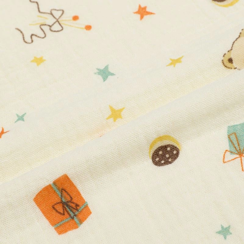 Khăn tắm cotton TOP KIDS 4 lớp 80x100 cm - Màu ngẫu nhiên 4