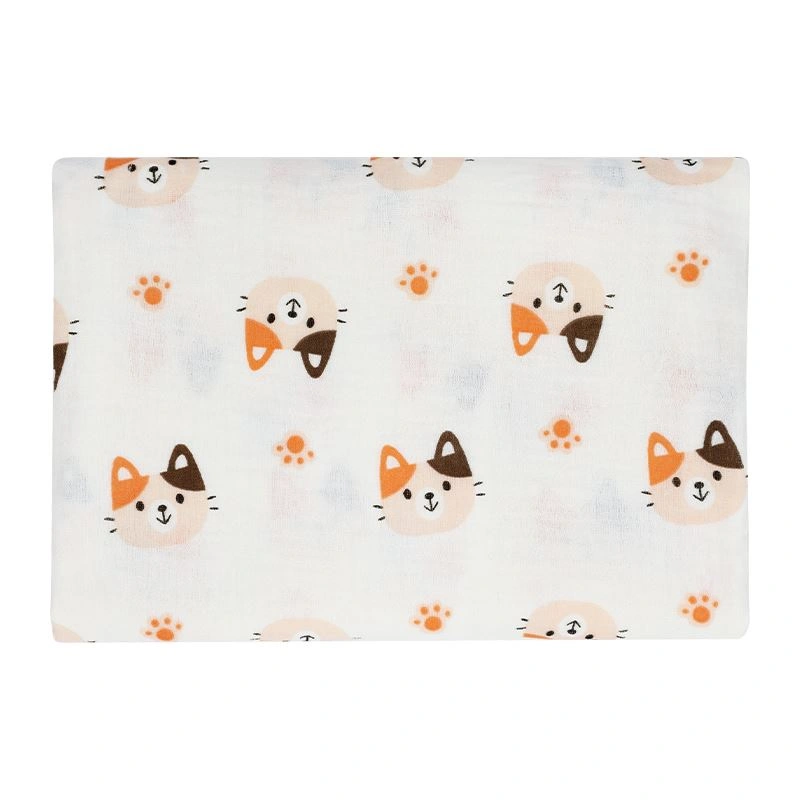 Khăn tắm cotton KACHOOBABY 2 lớp 100x100 cm - Màu ngẫu nhiên 2
